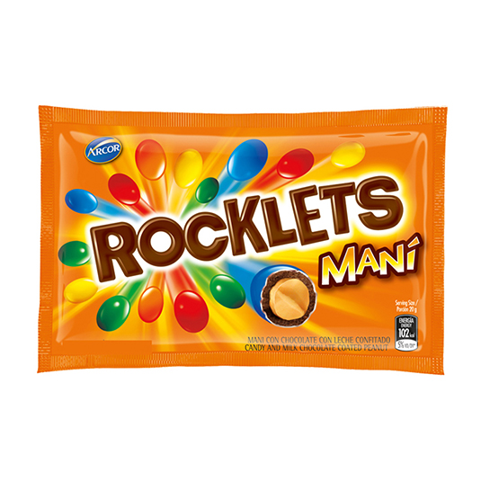 Mani Con Cobertura Chocolate Con Leche Rocklets Confitado 35