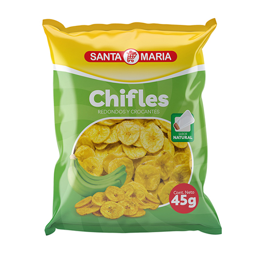Chifle Redondo Sal Santa Maria 45 Gramos