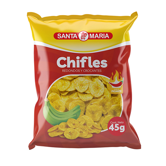 Chifle Redondo Picante Santa Maria 45 Gramos