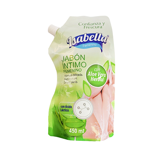 Jabon Intimo Femenino Isabella Herbal 450 Ml