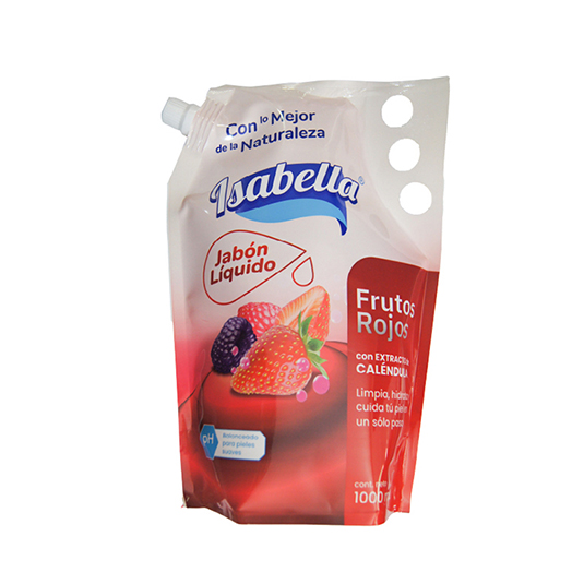 Jabon Liquido Isabella Frutos Rojos 1000 Ml