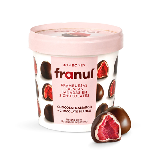 Frambuesa Bañadas En Chocolate Amargo Franui 150Gr