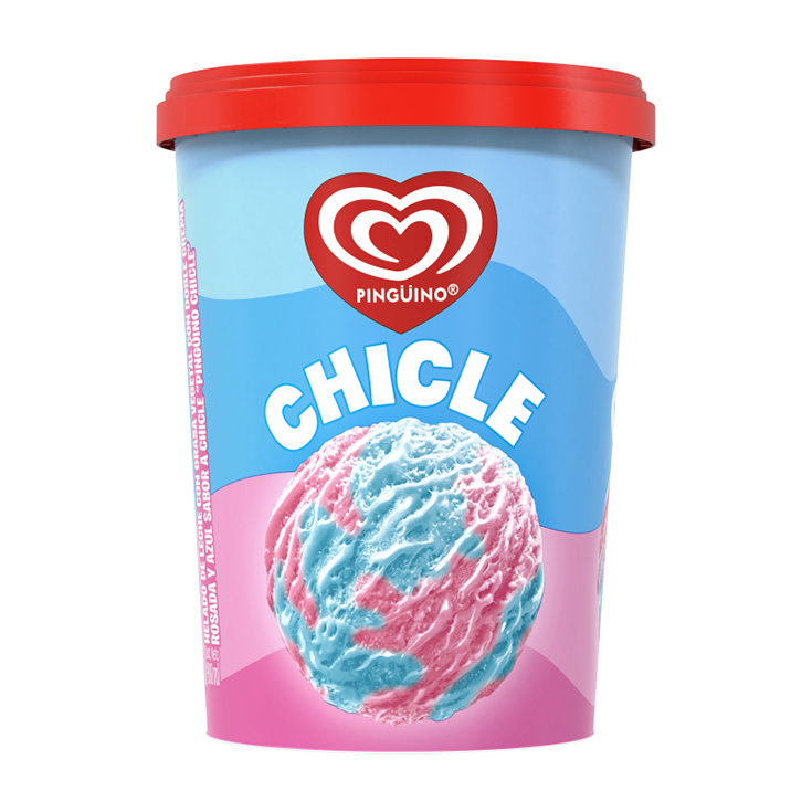 Helado Chicle Pingüino 900Ml