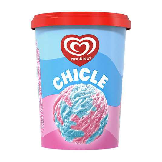 Helado Chicle Pingüino 900Ml