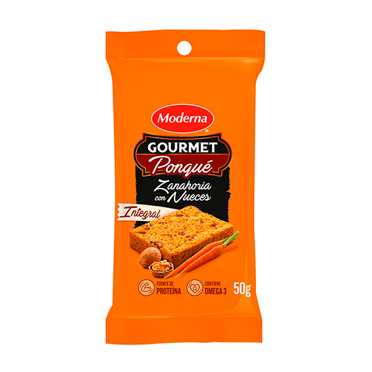 Ponque Integral Moderna Zanahoria Con Nueces 50G