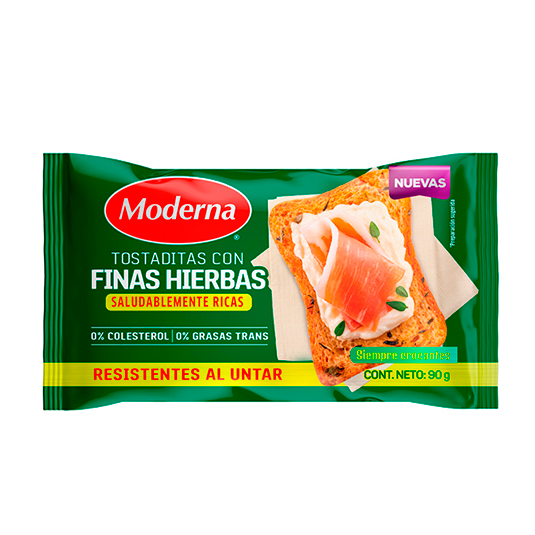 Tostadas De Finas Hierbas Moderna 90G