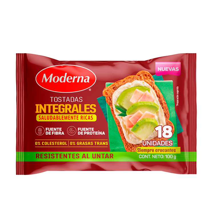 Tostadas Integrales Moderna 100G
