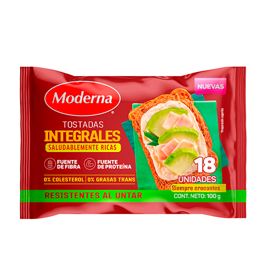 Tostadas Integrales Moderna 100G