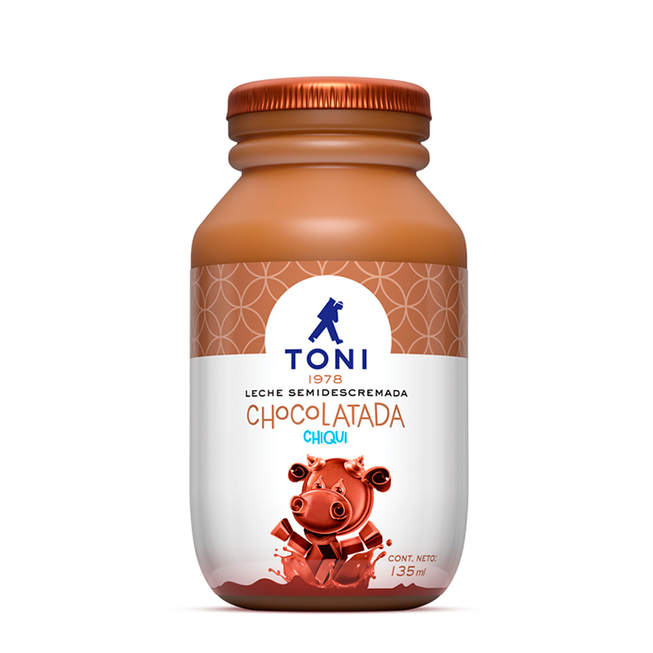 Leche Semidescremada Toni Sabor Chocolate 135Ml
