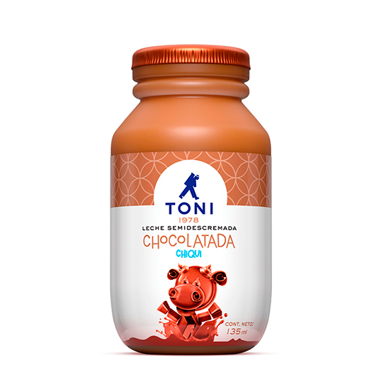 Leche Semidescremada Toni Sabor Chocolate 135Ml