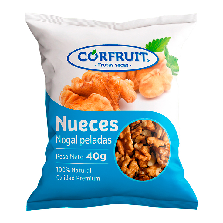 Nueces Peladas Corfruit 40G