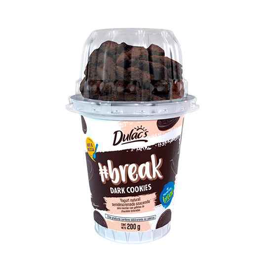 Dulac`s Break Yogurt Natural Dark Cookie 200G