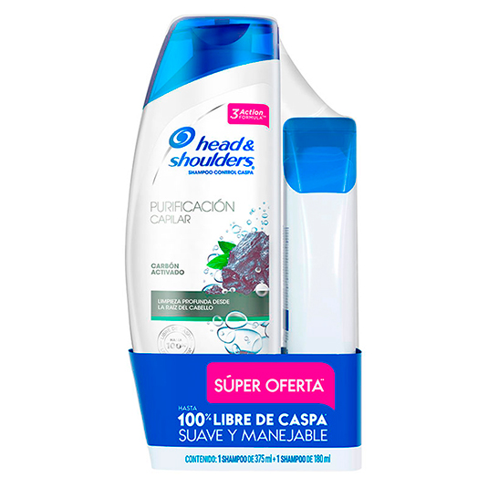 Shampoo Head & Shoulders Charcoal 375ML