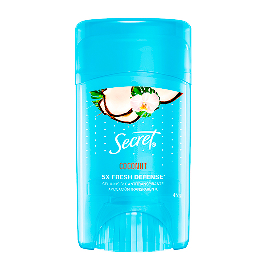 Desodorante Anti Transpirante Secret Gel Coconut 45GR
