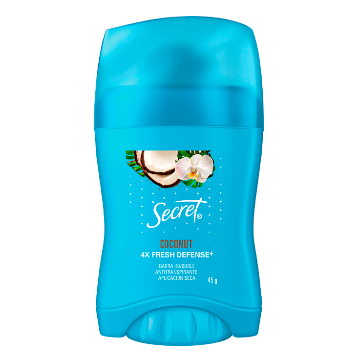 Desodorante Anti Transpirante Secret Barra Coconut 45GR