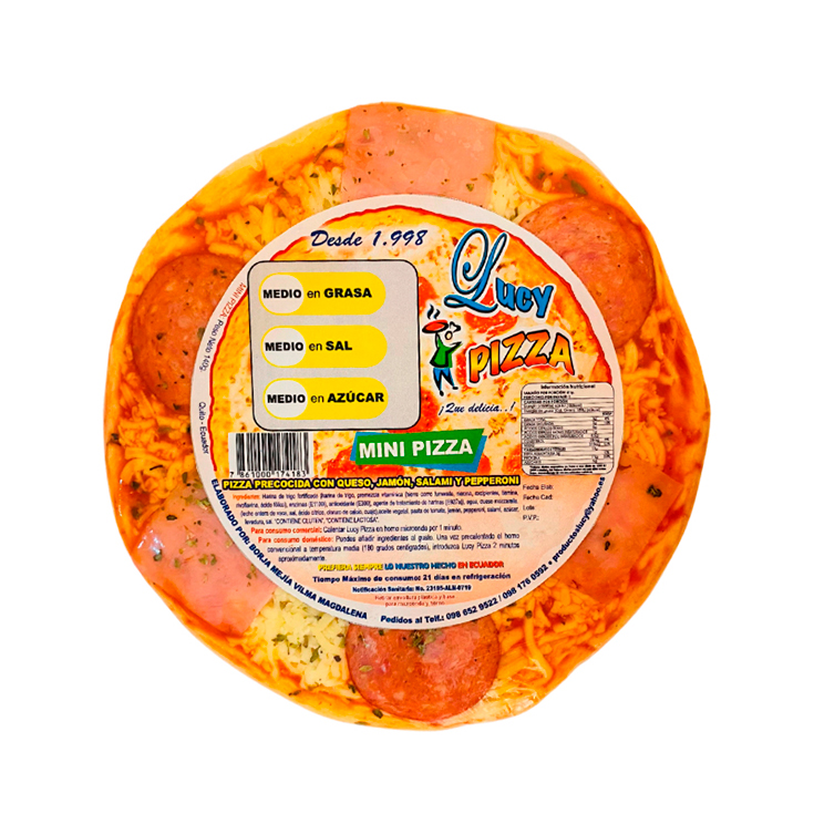 Mini Pizza Lucy 140Gr