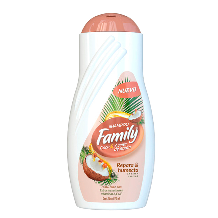 Shampoo Coco Argan Family Botella 970ML