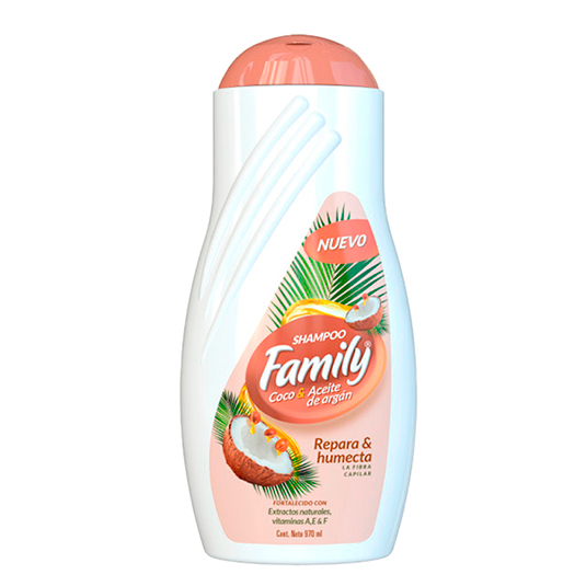 Shampoo Coco Argan Family Botella 970ML
