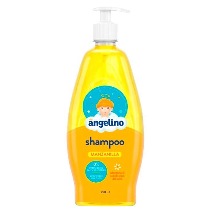 Shampoo Manzanilla Angelino Botella 750CC