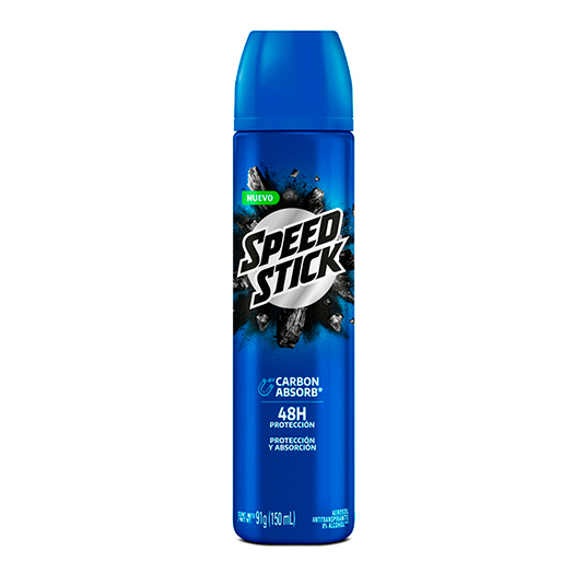 Desodorante Spray Carbon Absorb Speed Stick 91GR
