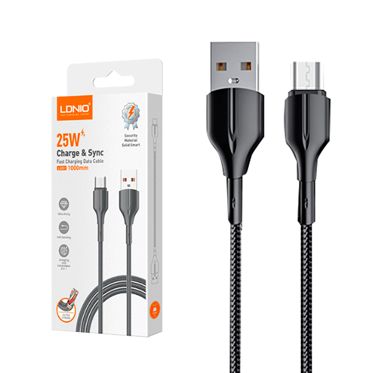 Cable Cordon Carga Rapida Para Iphone Ldnio 1000MM