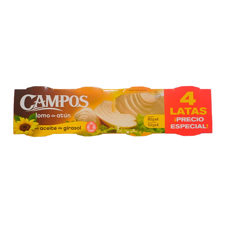 Atun En Aceite Girasol Abre Facil Campos Precio Especial 8