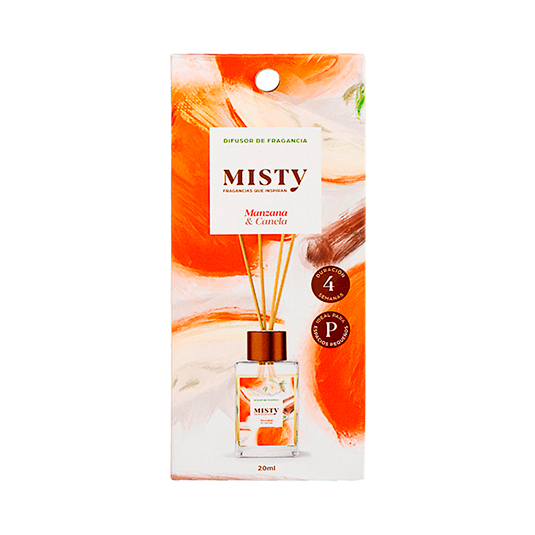 Difusor Misty Manzana Y Canela 20 Ml X 12 U
