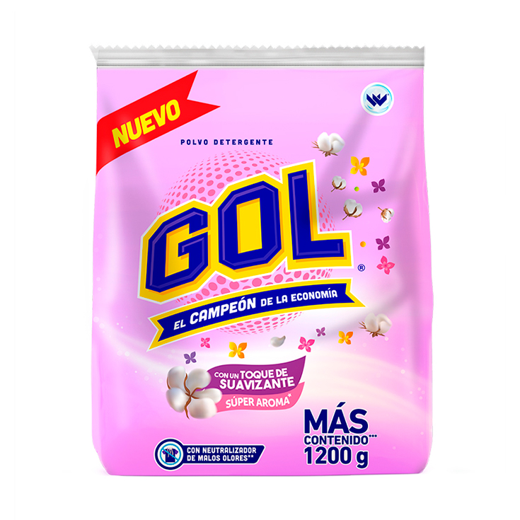 Detergente Gol Con Toque Suavizante 1200G X 16 U