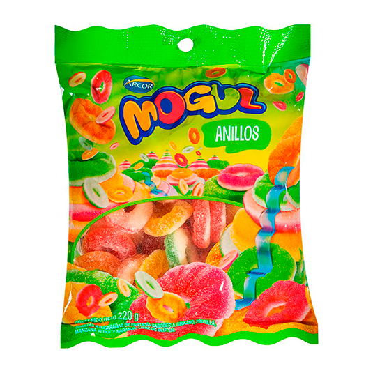 Gomitas Anillos Mogul 220Gr