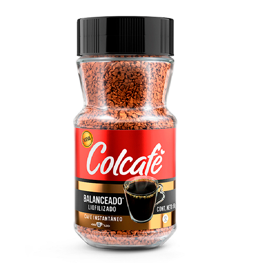 Café Colcafe Liofilizado Instantaneo Frasco 90Gr.