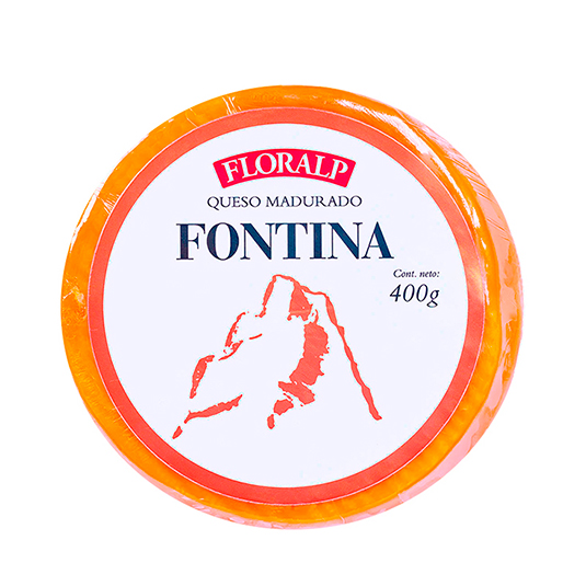 Queso Fontina Cilindro Floral 400 Gr