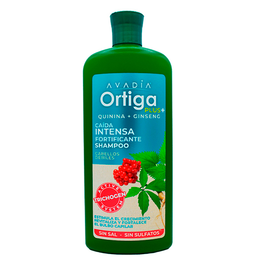 Shampoo Anticaida Fortif Con Trichogen,Ortiga,Quinina Y Gins