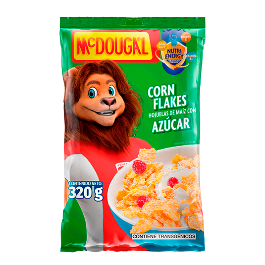 Mc Dougal Cereal Funda Corn Flakes Azucar 320 Gr