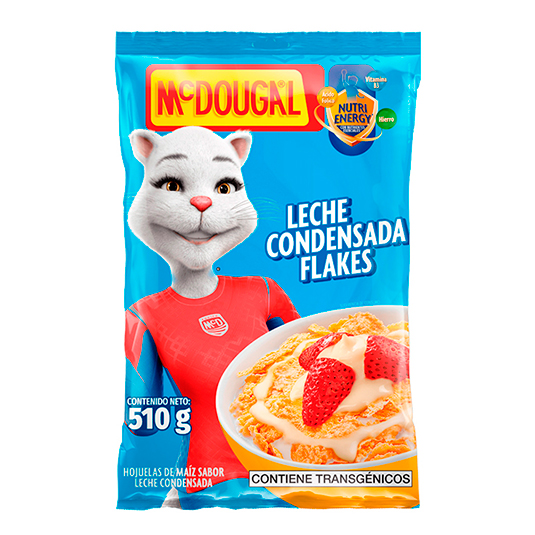 Mc Dougal Cereal Funda Corn Flakes Pasas 510 Gr