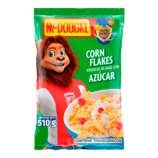 Mc Dougal Cereal Funda Corn Flakes 510 Gr.