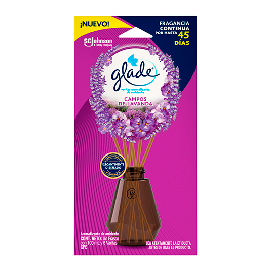Difusor Glade Aromatizante Campos De Lavanda 100Ml