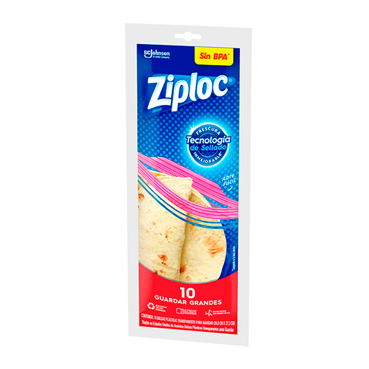 Ziploc Bolsas Plasticas Transparentes Econopack Para Guardar