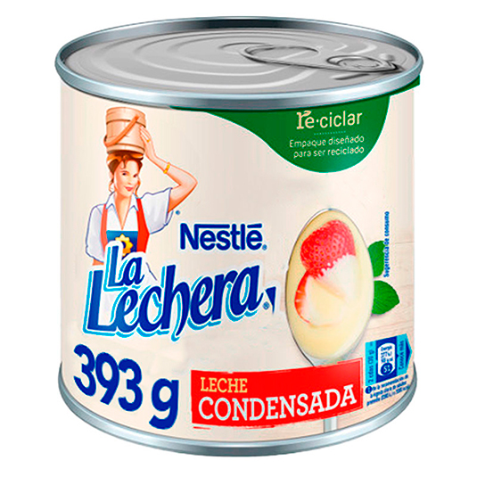 Leche Condensada Con Abrefácil La Lechera 393GR