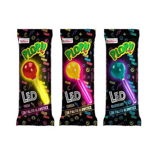 Chupete Led Glow Surtidos Plop 12GR
