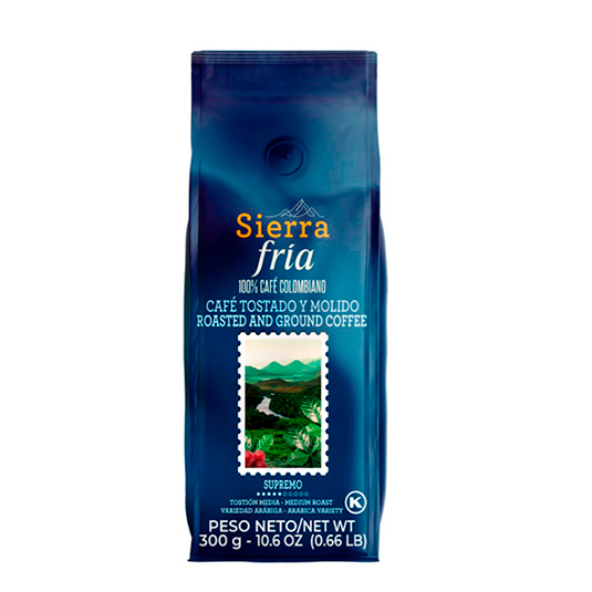 Café Sierra Fria Tostado Y Molido 300 Gr.