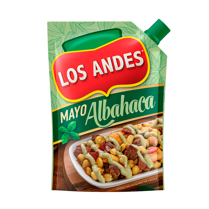 Mayonesa De Albahaca Los Andes 200 Gr.
