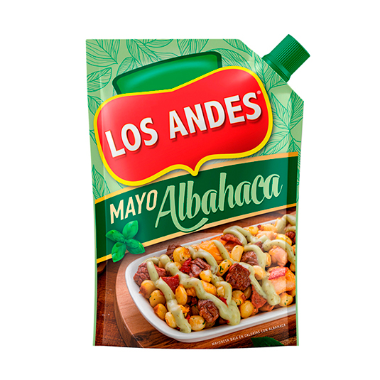 Mayonesa De Albahaca Los Andes 200 Gr.