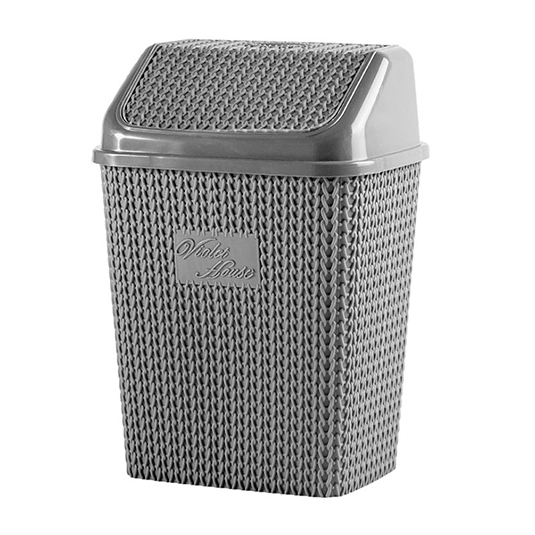Basurero Rattan Violet Ref:0026