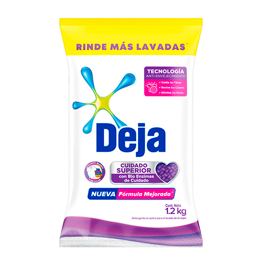 Deja Detergente Polvo Cuidado Superior 1.2 Kg.