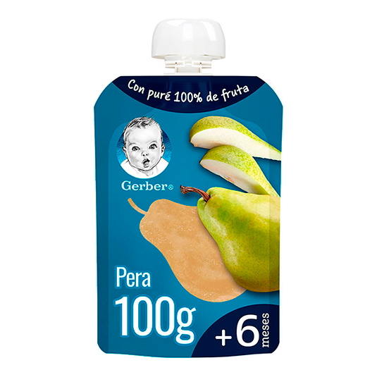 Gerber Pouch Pera 100 Gr