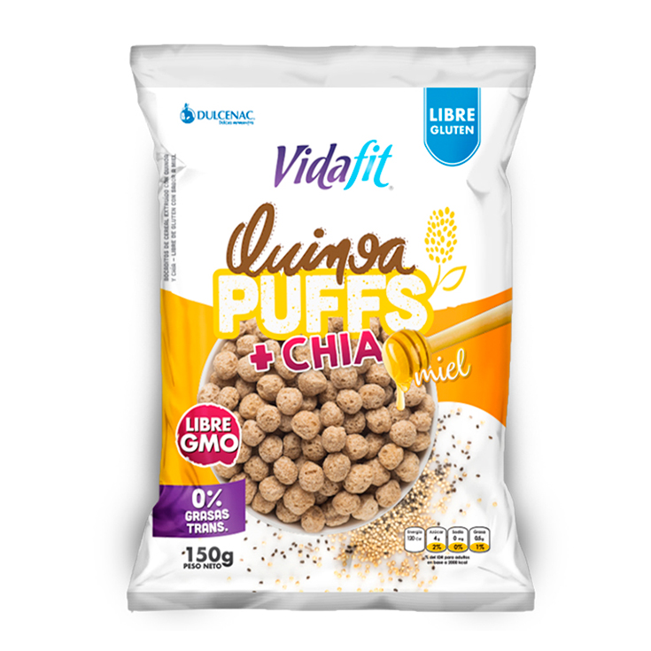 Cereal Vidafit Bolita Quinoa+Chia 150 Gr.
