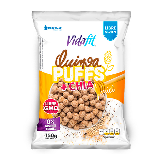 Cereal Vidafit Bolita Quinoa+Chia 150 Gr.