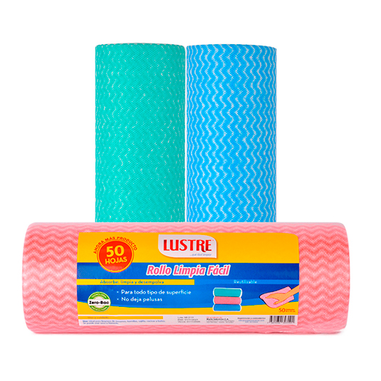 Paño Lustre Rollo Limpia Facil X 1 Un.