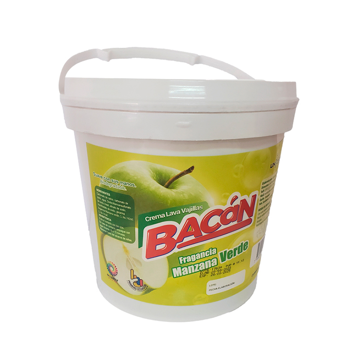 Lavavajila Bacan Fragancia Manzana Verde 4 Kg.