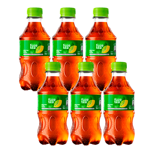 Te Negro Limon Sixpack Fuze Tea 300ML